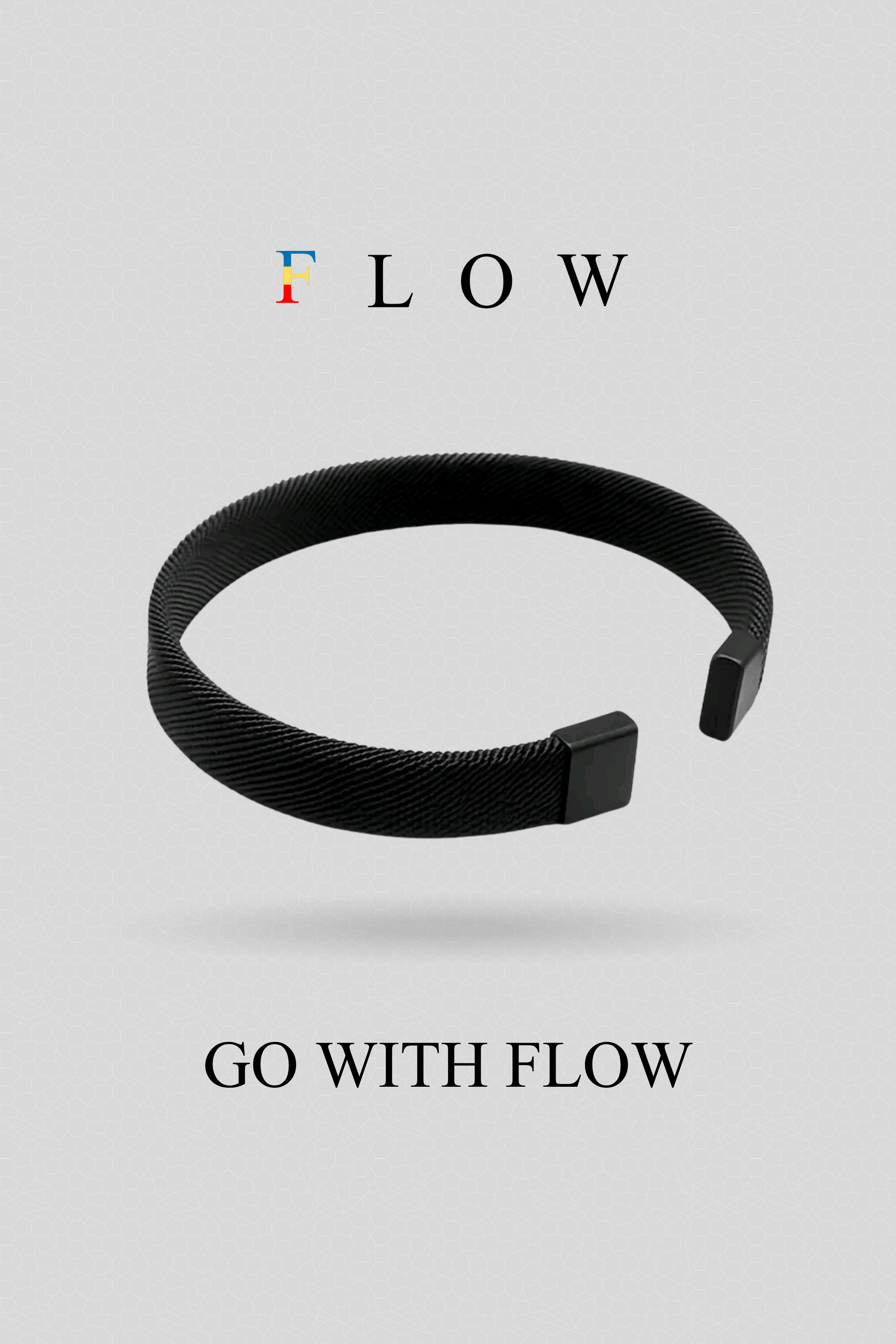 Steel Mesh Bracelet (Black)