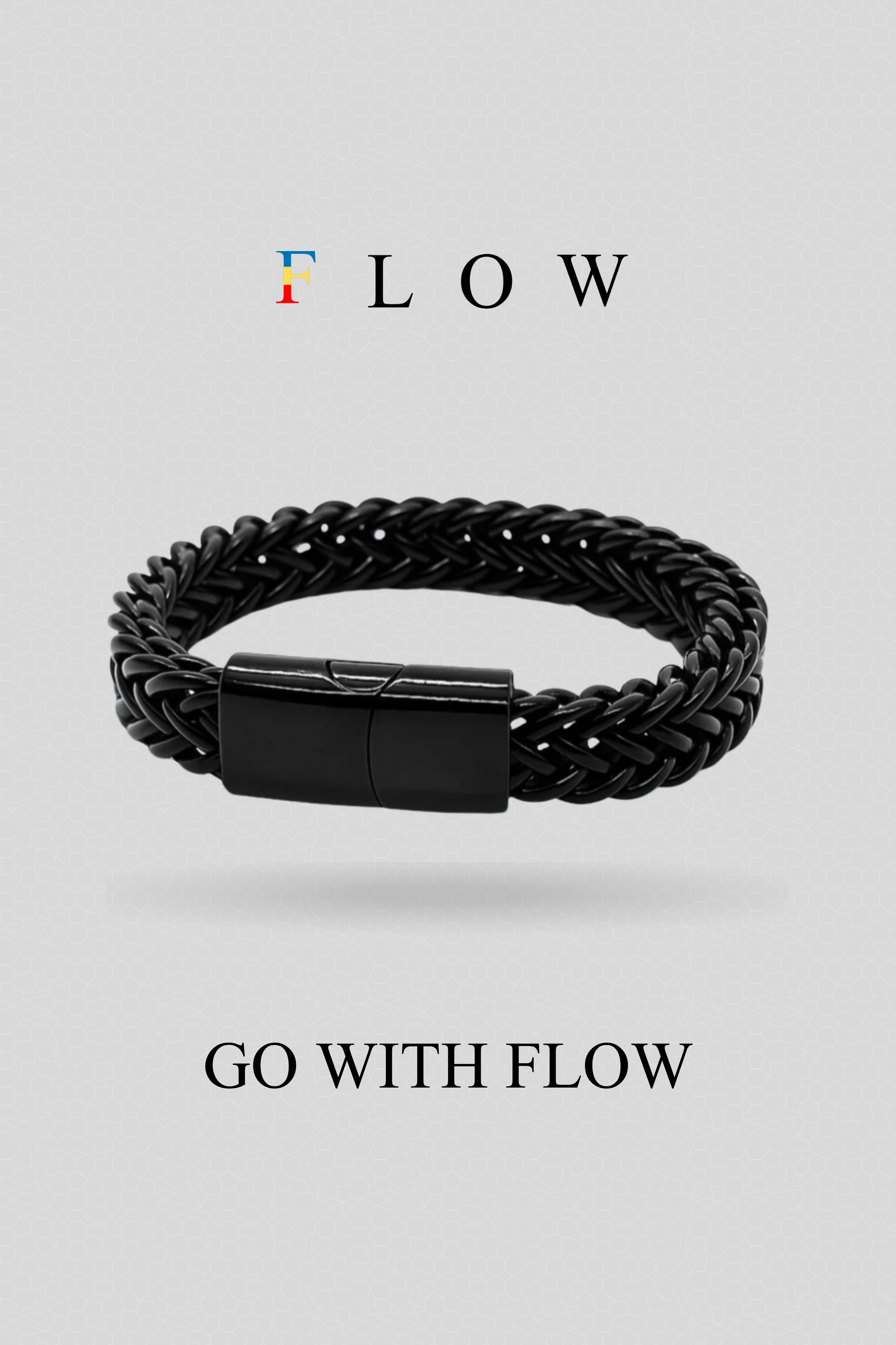 Phoenix Titanium Bracelet (Black)
