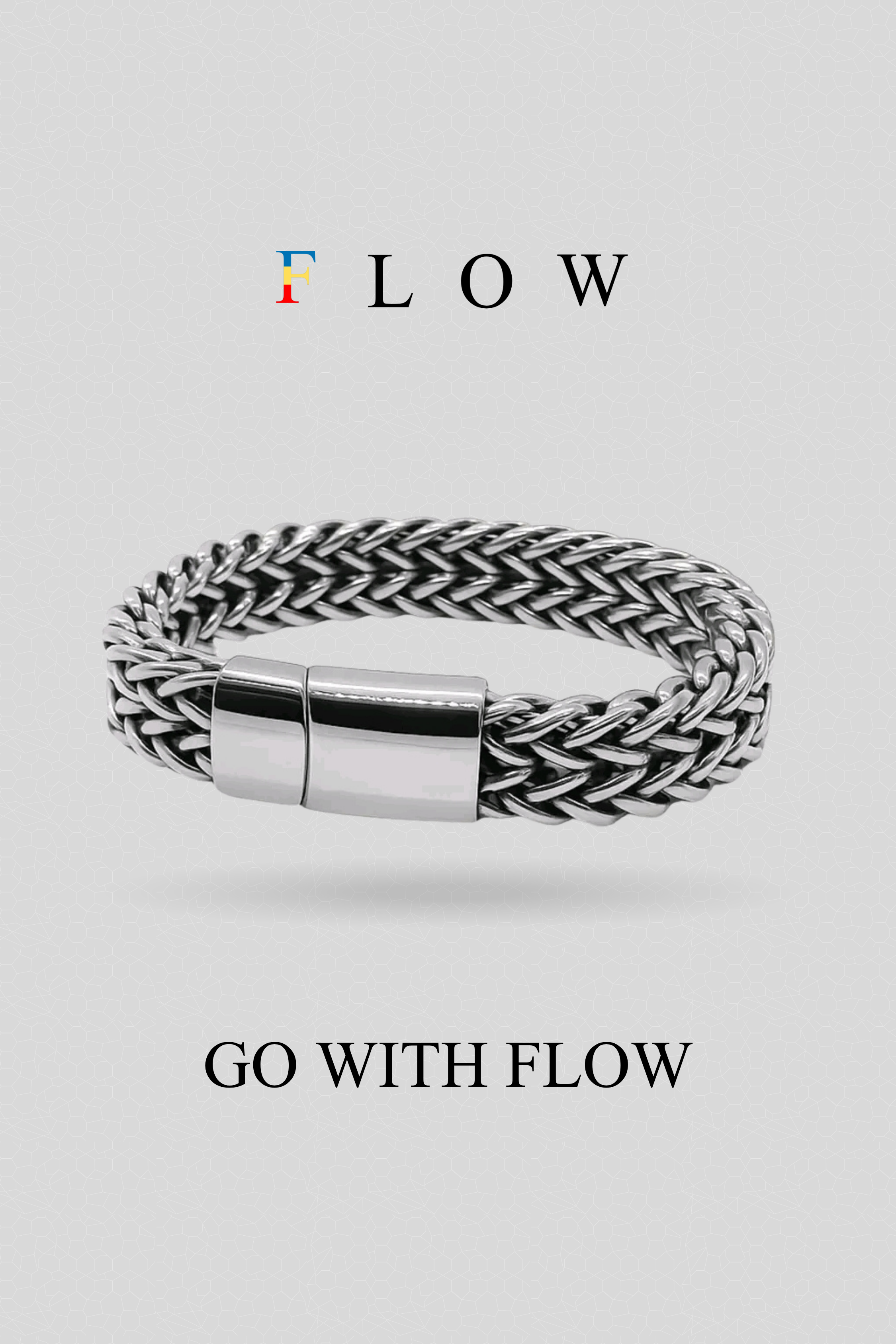 Phoenix Titanium Bracelet (Silver)