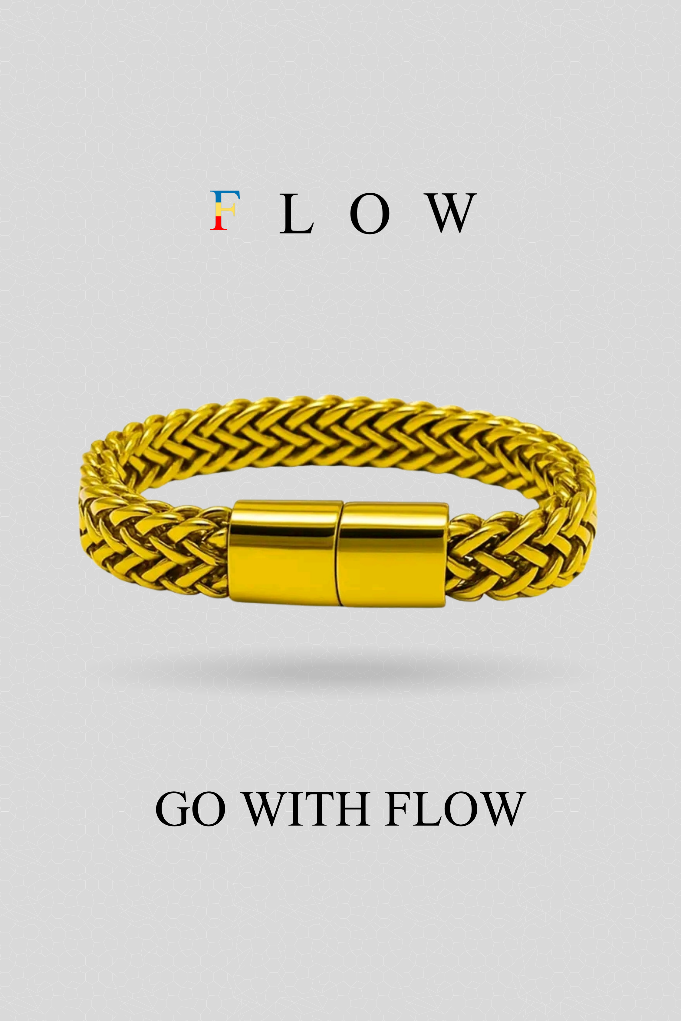 Phoenix Titanium Bracelet (Golden)