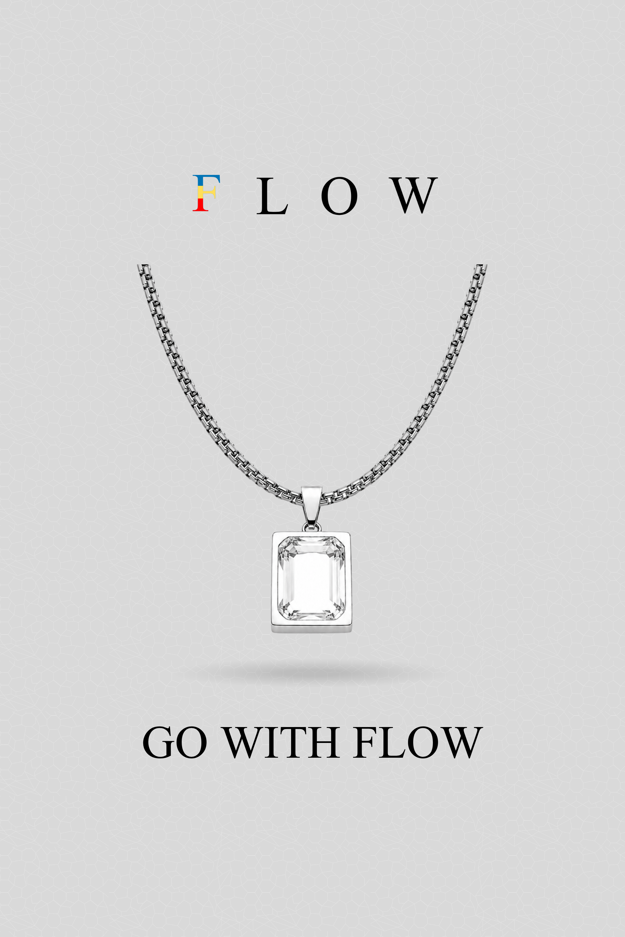 Zenith Pendant with Chain (White)
