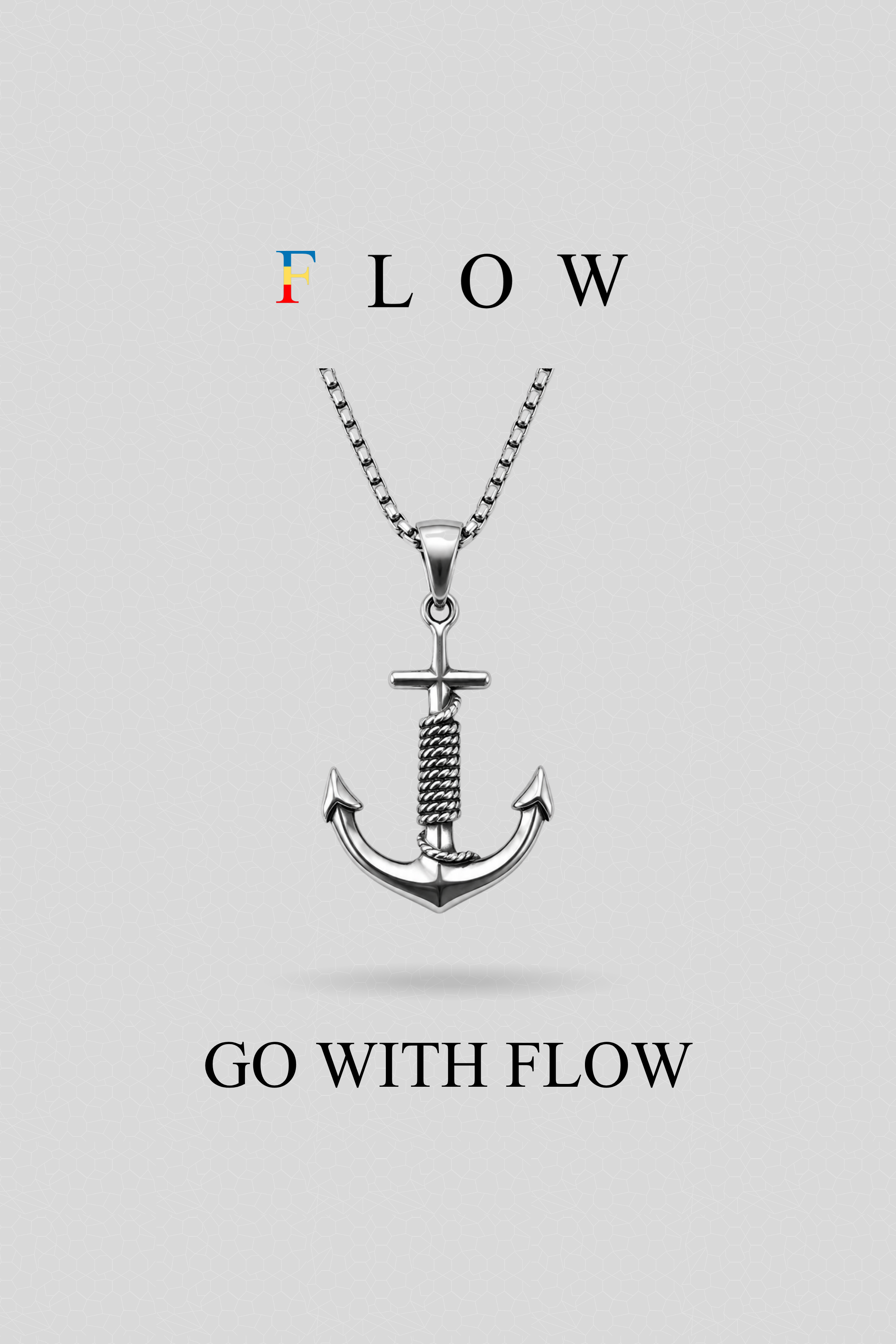 Titan Anchor Pendant with Chain