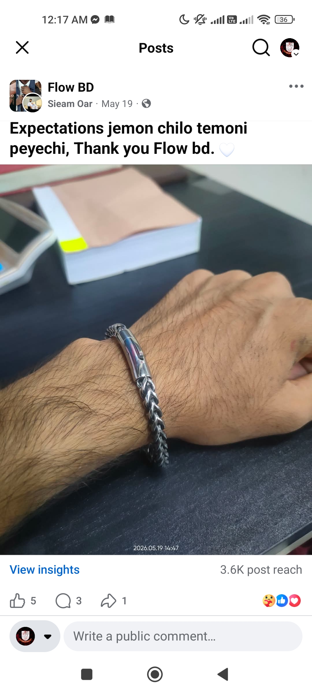 Customer review