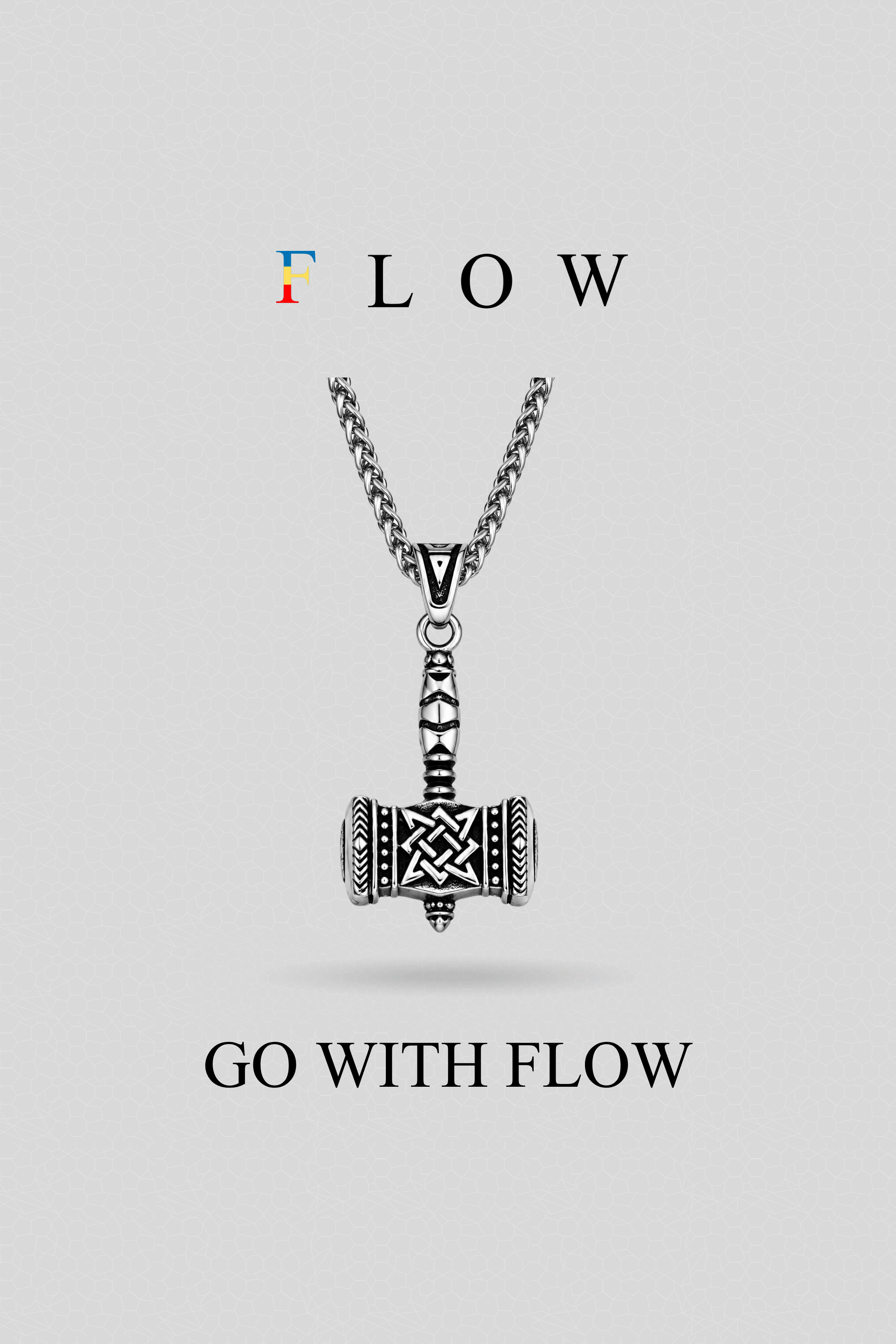 Thor's Hammer Pendant with Chain