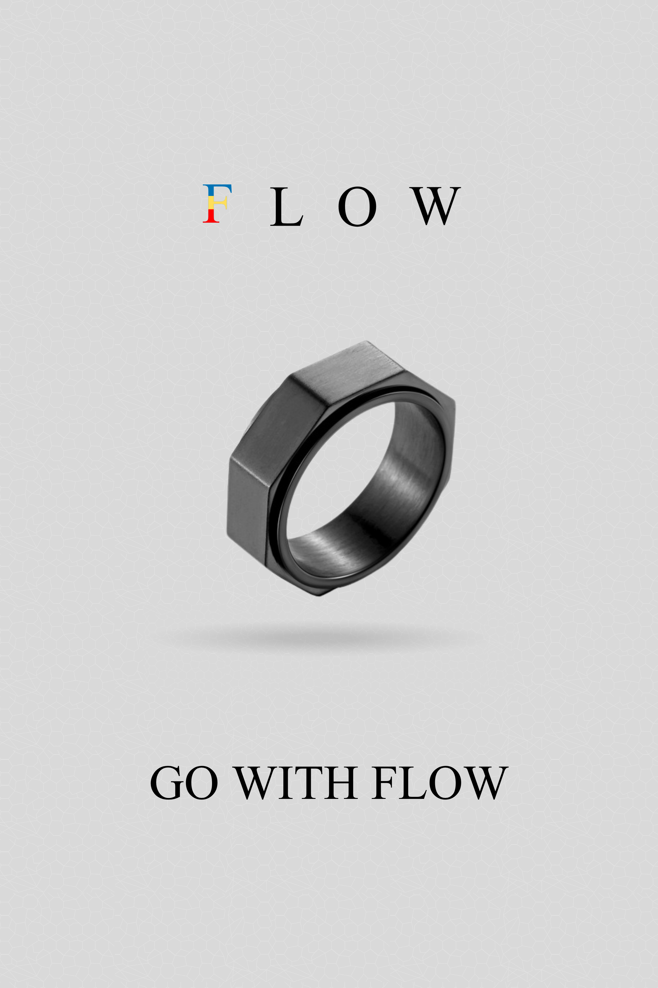 Nuts N Bolts Spinner Ring [Black]