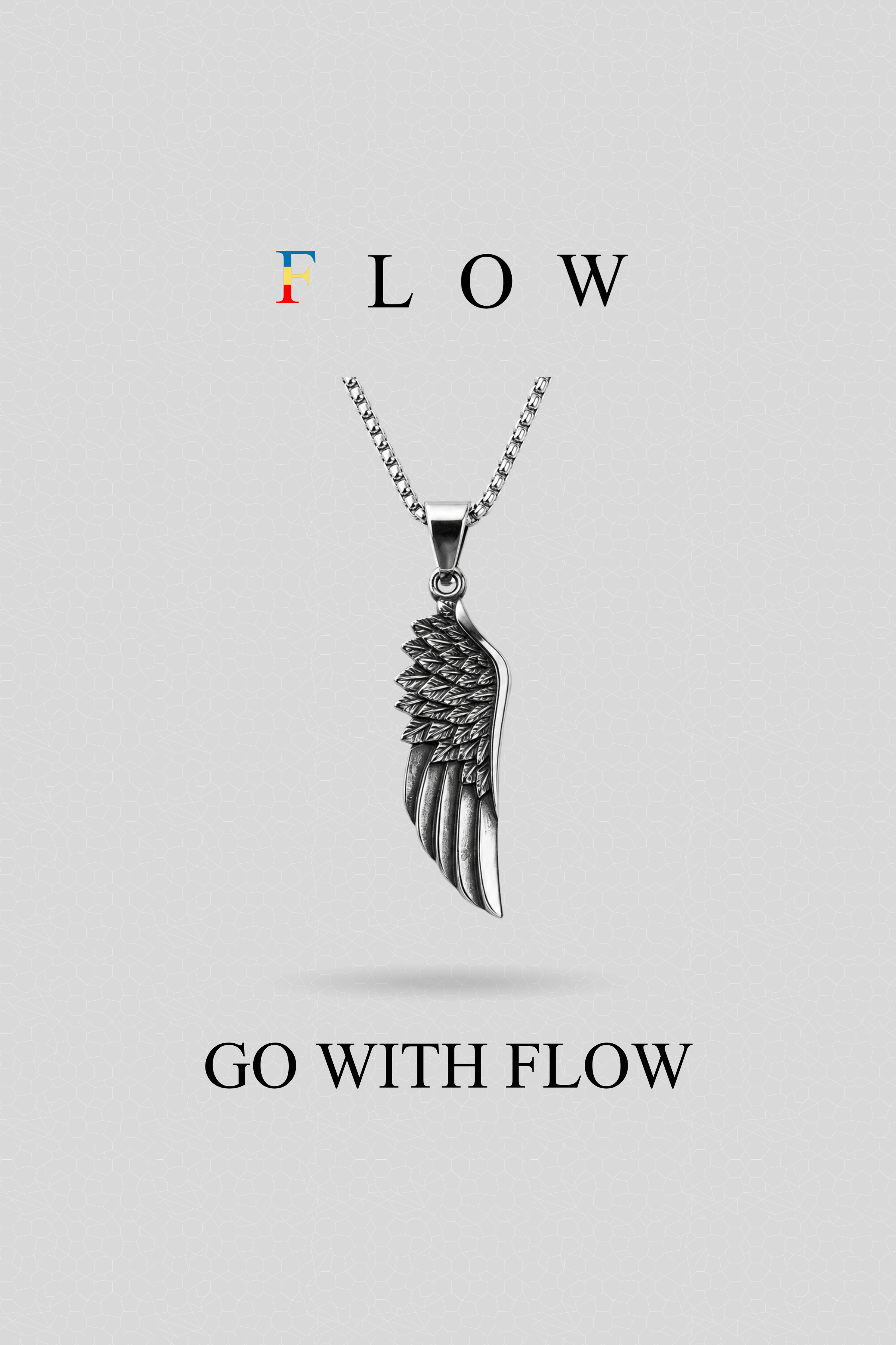Freedom Wing Pendant with Chain