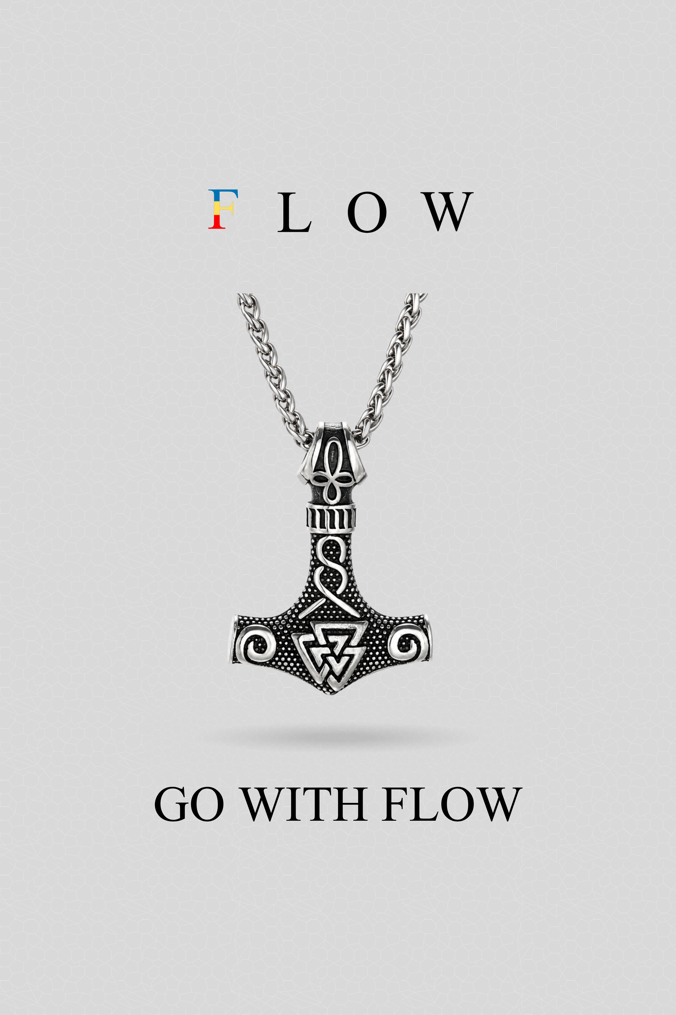 Mjölnir Thor Pendant with Chain