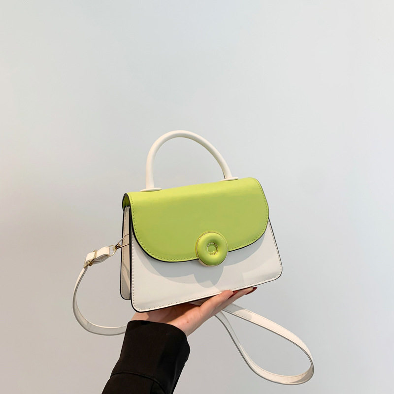 High-grade Texture Bag Women's Summer New Fashionable Contrast Color Portable