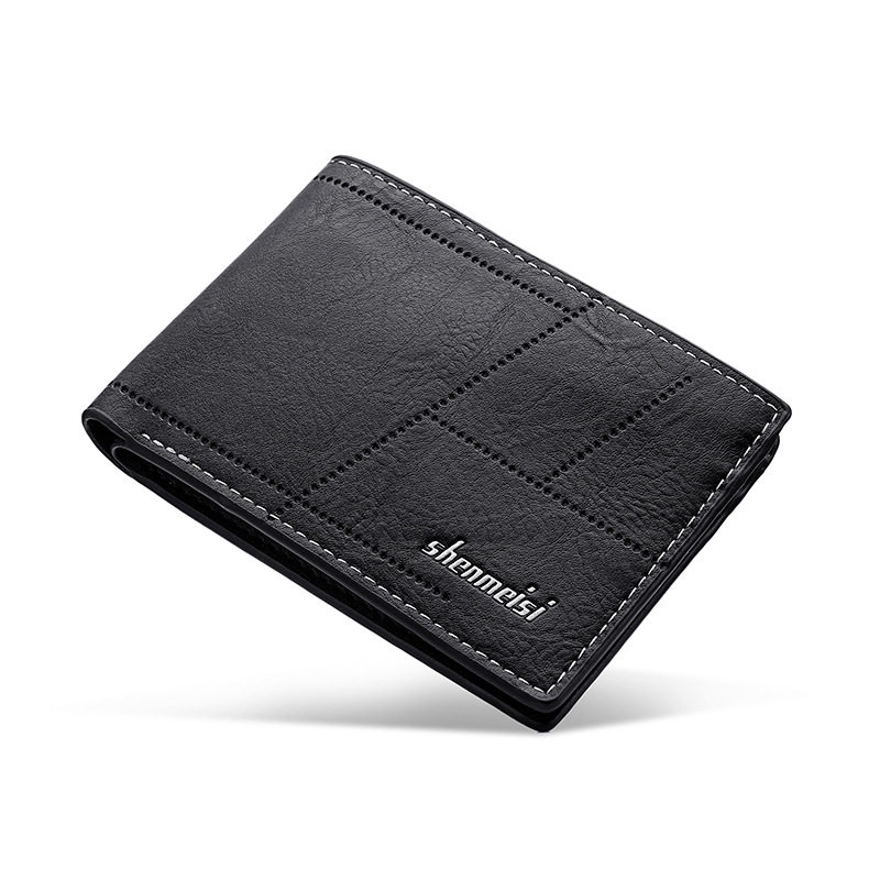 Business Card Holder Cross-border Short Wallet Wallet Retro Pattern Thin Multi-card Holder_img_5