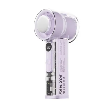 X05 Turbo Handheld Fan 100 Speed Levels - Cold Compress Ice Cooling Fan in 5 second - Digital display (AG 02)_img_8