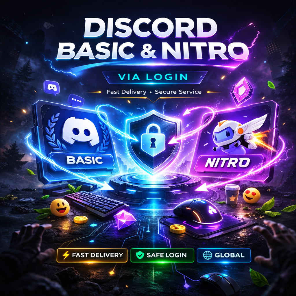 Discord Basic & Nitro - Via Login Access