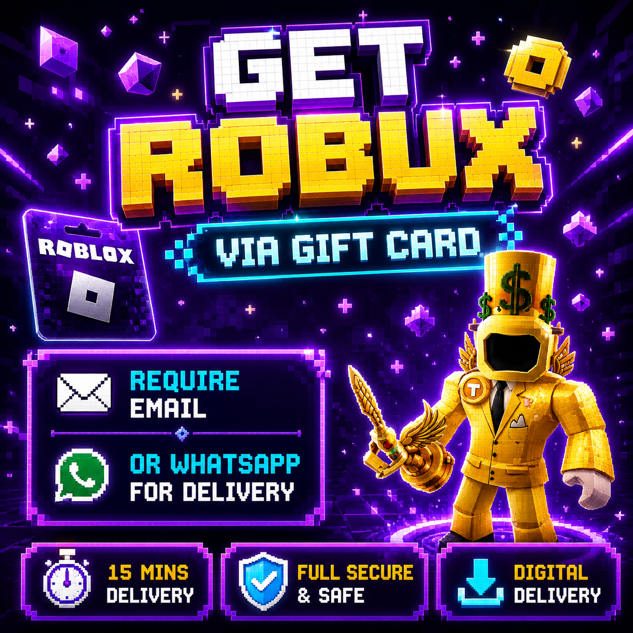 Robux Gift Card - Digital Code