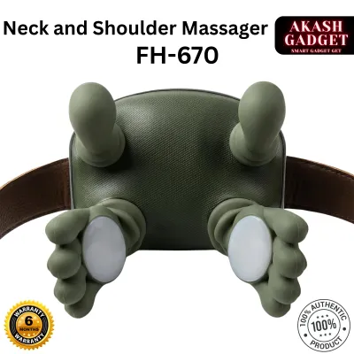FH-670 Rechargeable Neck and Shoulder Massager with Heat Therapy_img_1
