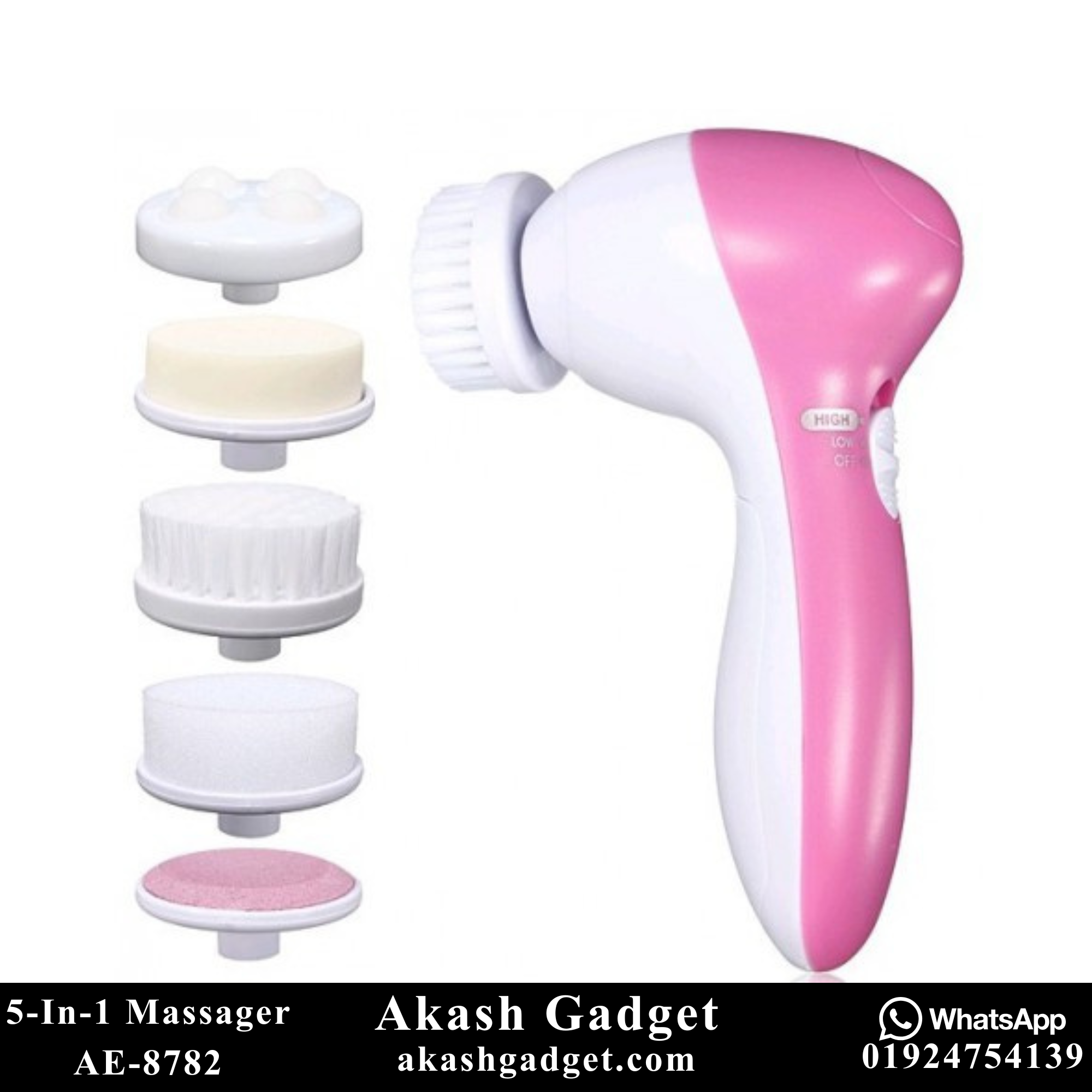 Portable 5 In 1 Beauty Care Face Massager AE-8782_img_2