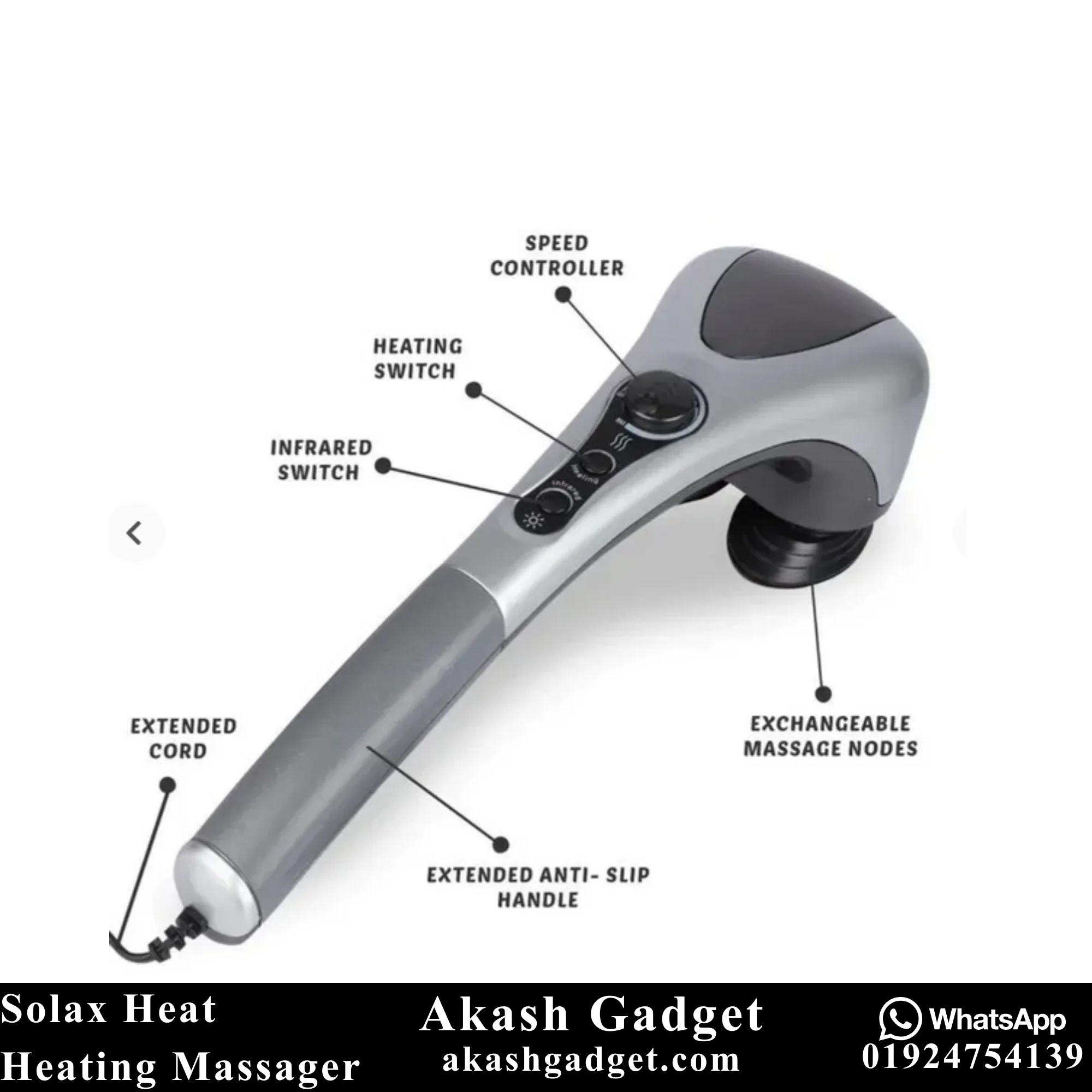 Solax Heat Double Heads Heating Massager_img_5