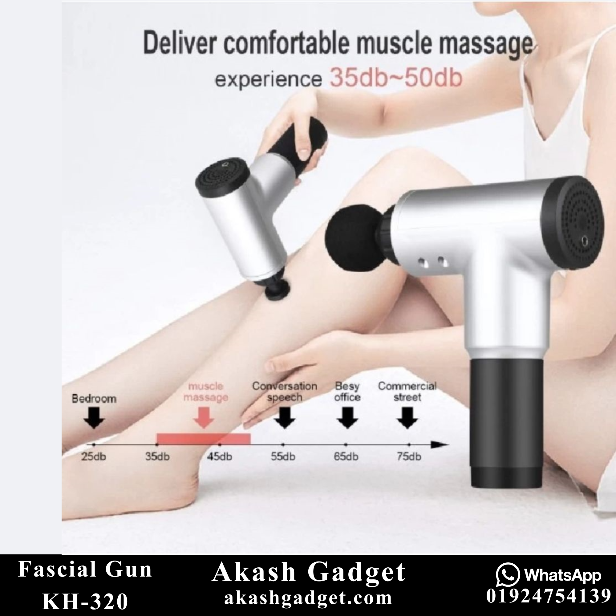 Fascial Gun KH-320 Deep Tissue Muscle Massage Gun_img_6