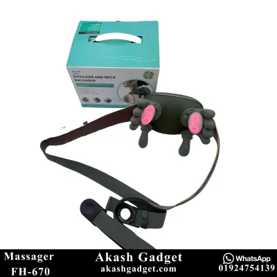 FH-670 Rechargeable Neck and Shoulder Massager with Heat Therapy_img_7