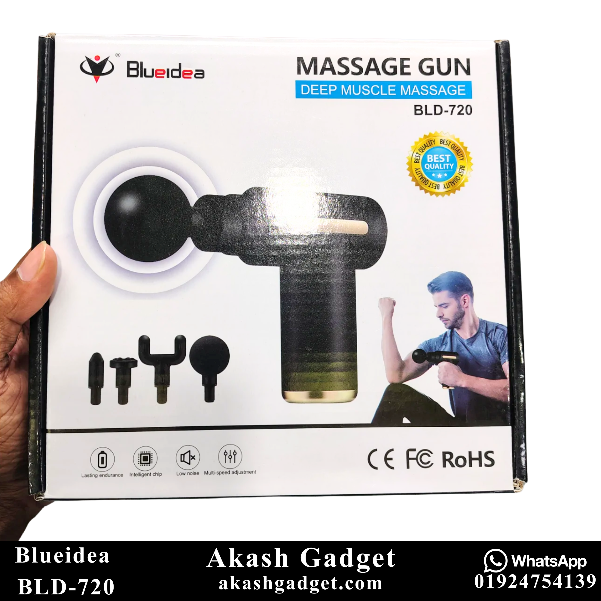 Blueidea BLD-720 Deep Tissue Muscle Massage Gun_img_9