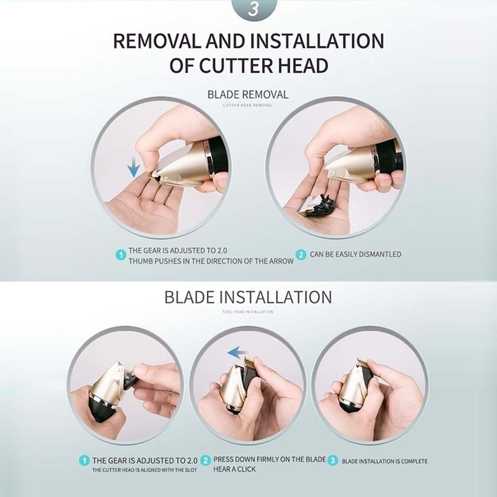Suoke Pet Grooming Hair Clipper and Cordless Trimmer Kit_img_5
