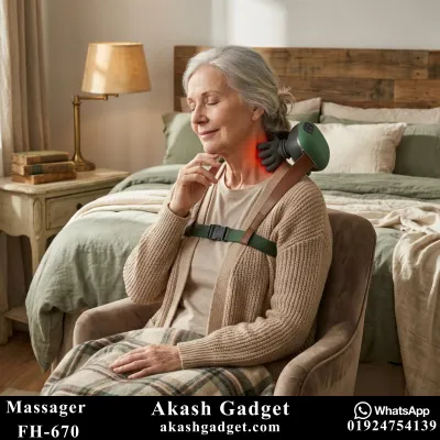FH-670 Rechargeable Neck and Shoulder Massager with Heat Therapy_img_19