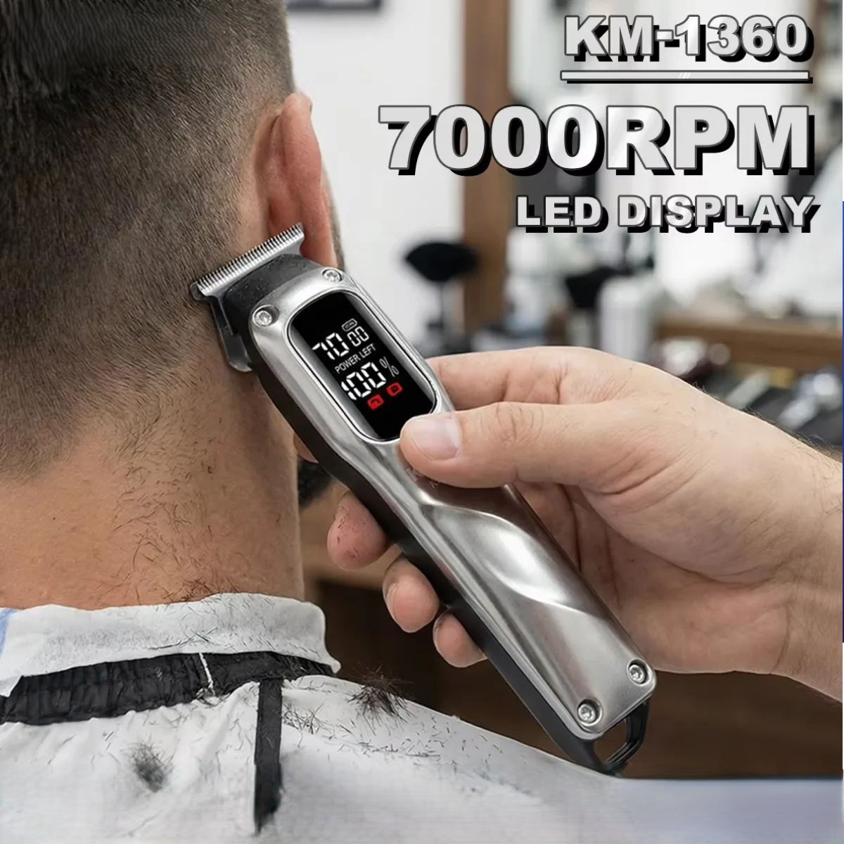 Kemei KM-1360 Professional Hair & Beard Trimmer_img_3