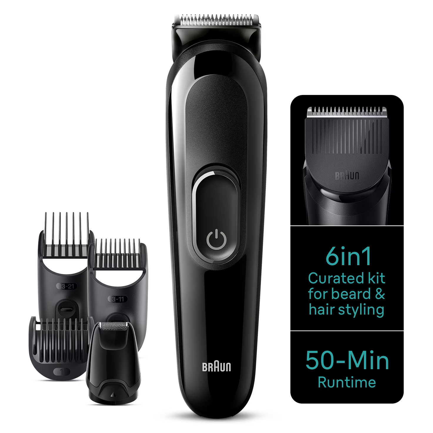 Braun MGK3410 All-in-One Style Kit – 6-in-1 Series 3 Kit for Beard, Hair Trimmer & More For Men_img_1