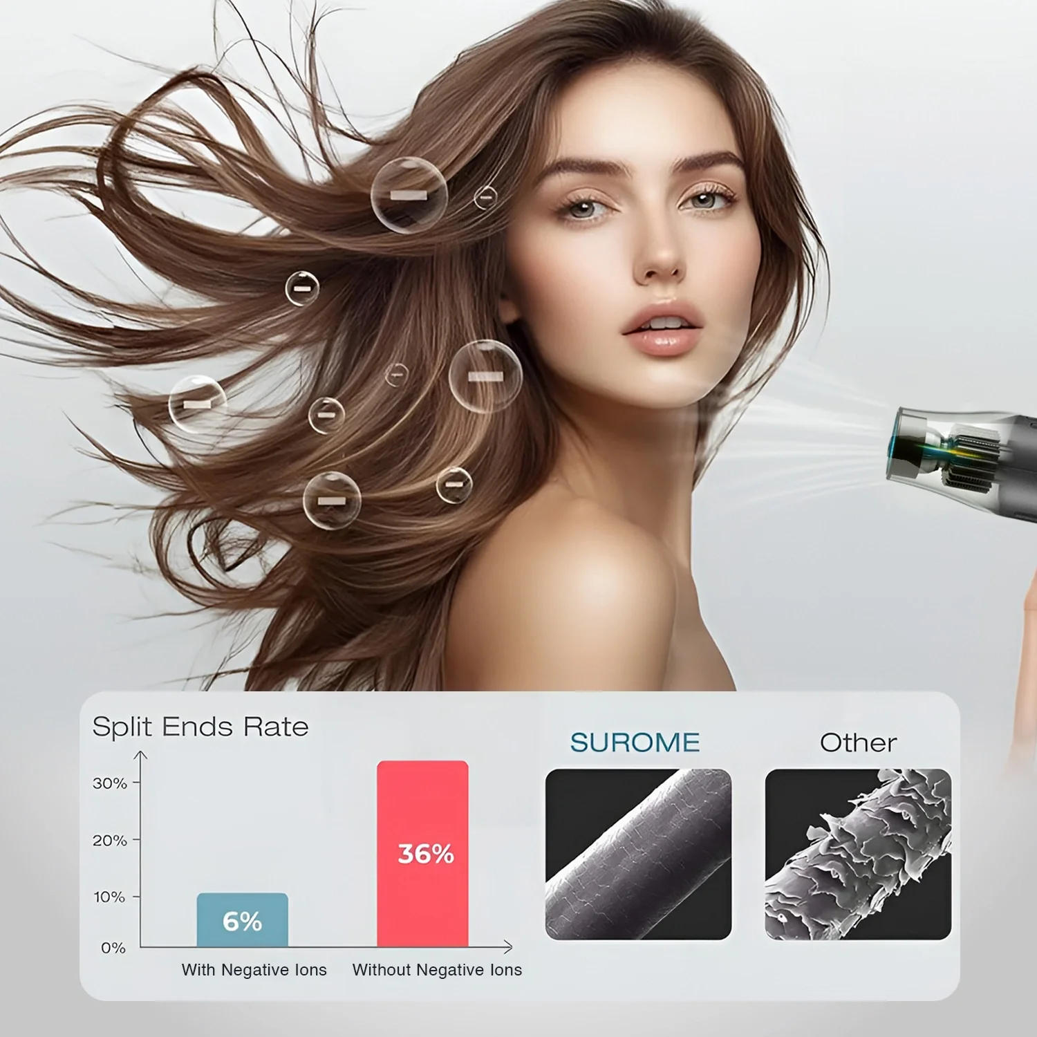 VGR V-455 Professional Hair Dryer for Women 2000-2400W_img_12