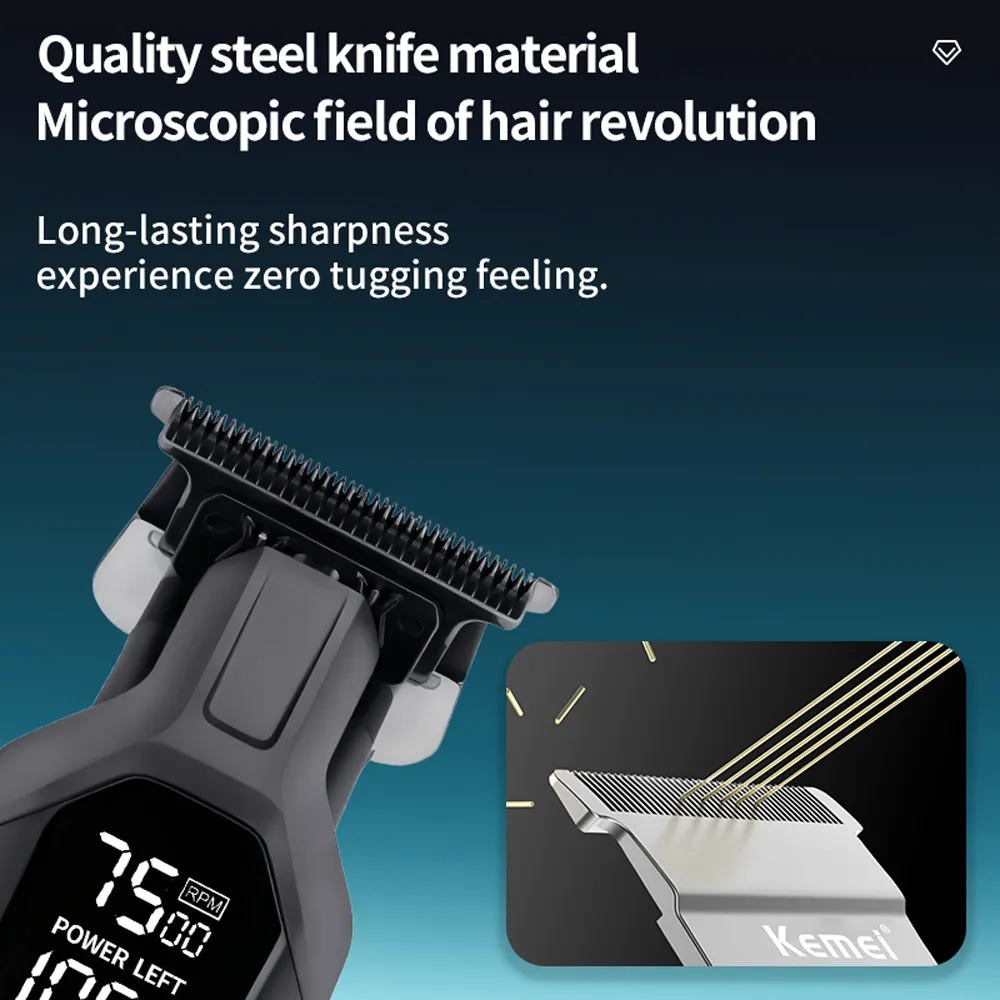 Kemei KM-1358 Professional Hair & Beard Trimmer_img_5