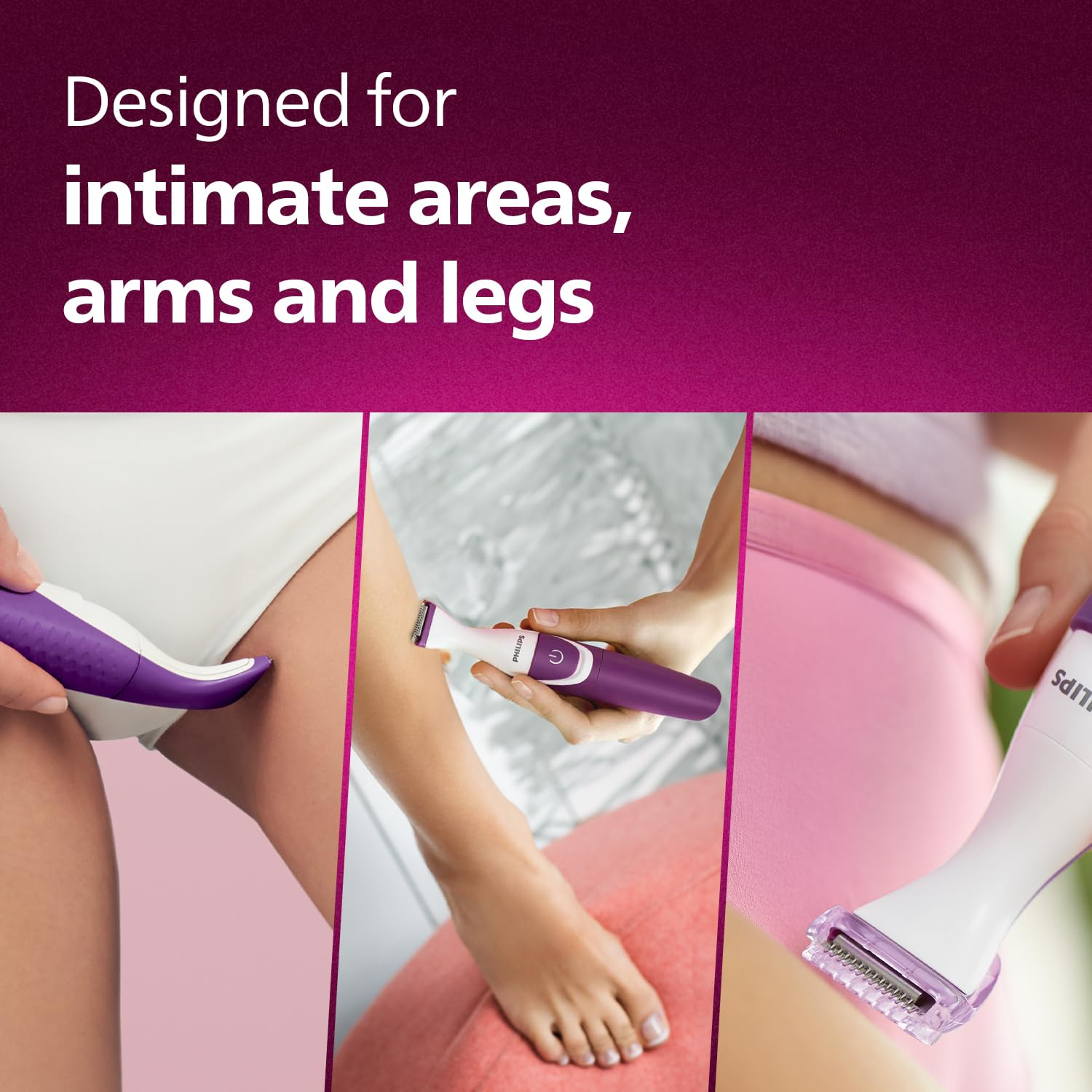 PHILIPS BRT383/15 Bikini Trimmer & Shaver For Women_img_11