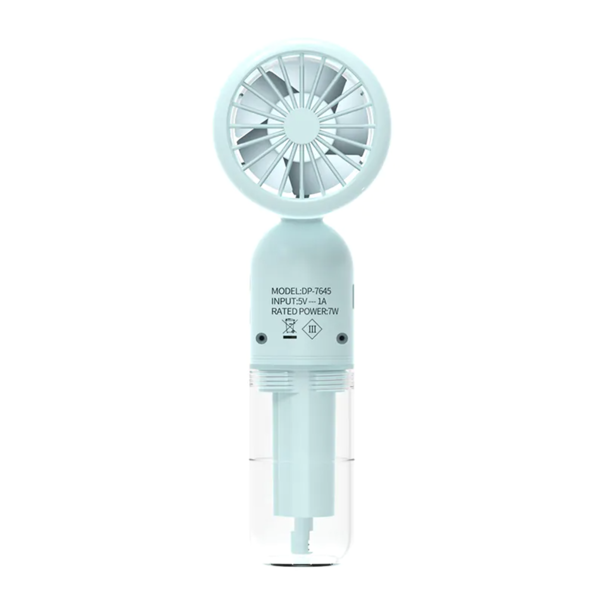 DP-7645 Portable Ice Cooling Handheld Mist Spray Fan 3000mAh_img_3
