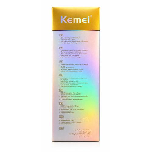 Kemei KM-1730 Rechargeable Beard & Hair Clipper_img_8
