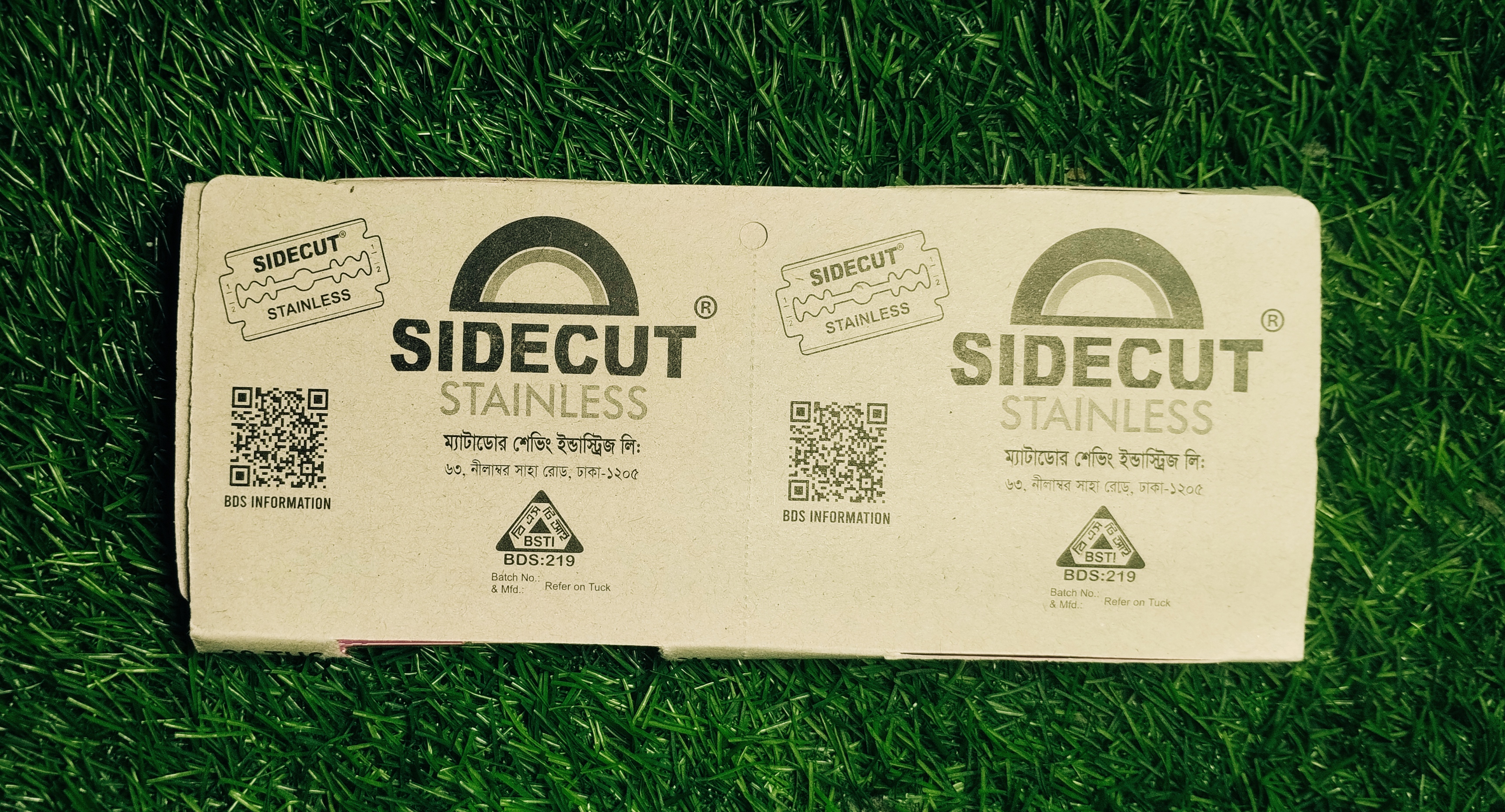 Sidecut Stainless Blades 100 pcs (20 pcs Free)_img_1