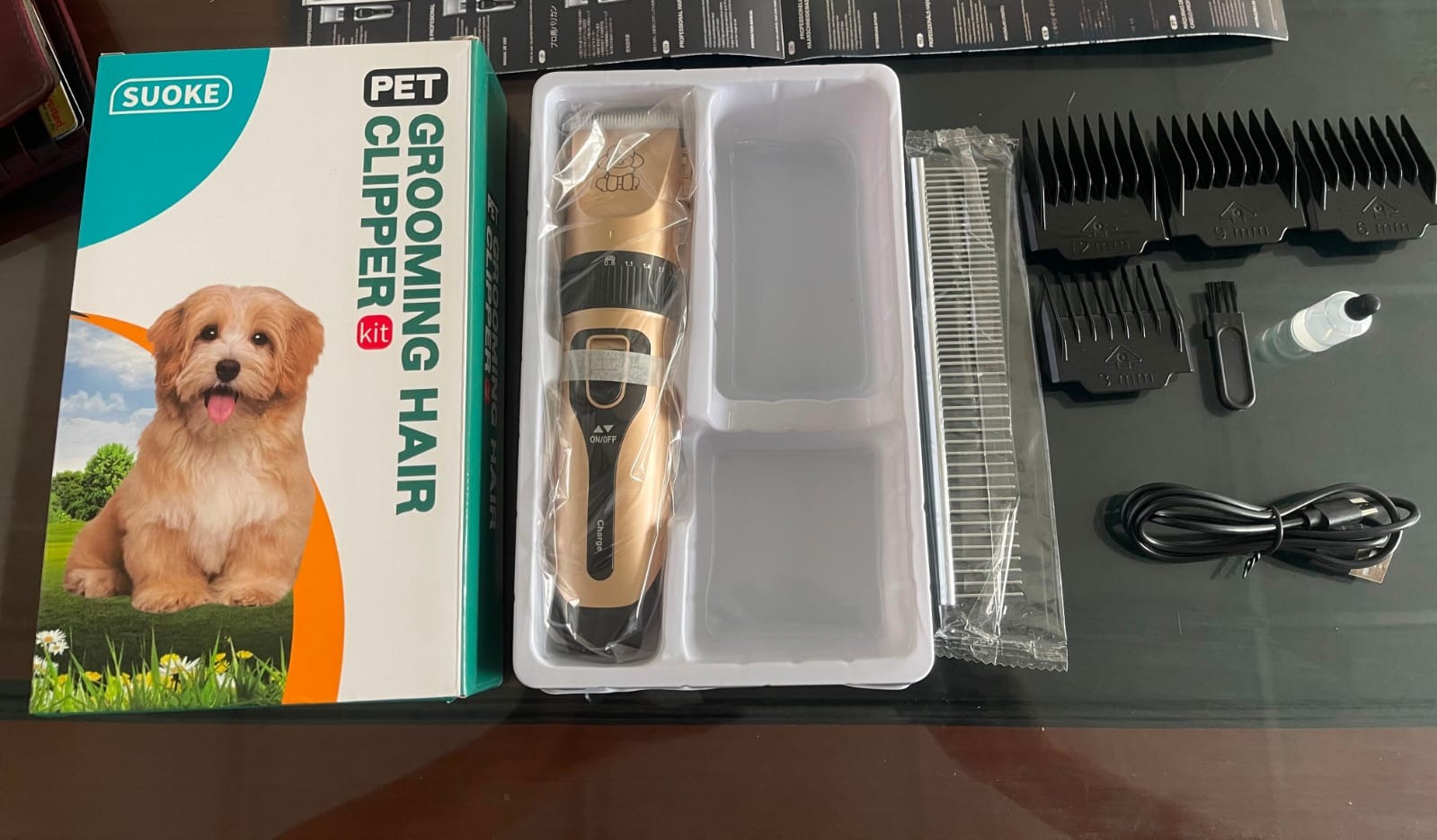 Suoke Pet Grooming Hair Clipper and Cordless Trimmer Kit_img_21
