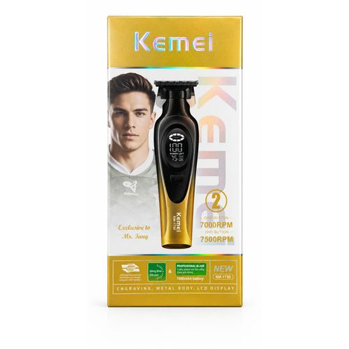 Kemei KM-1730 Rechargeable Beard & Hair Clipper_img_5