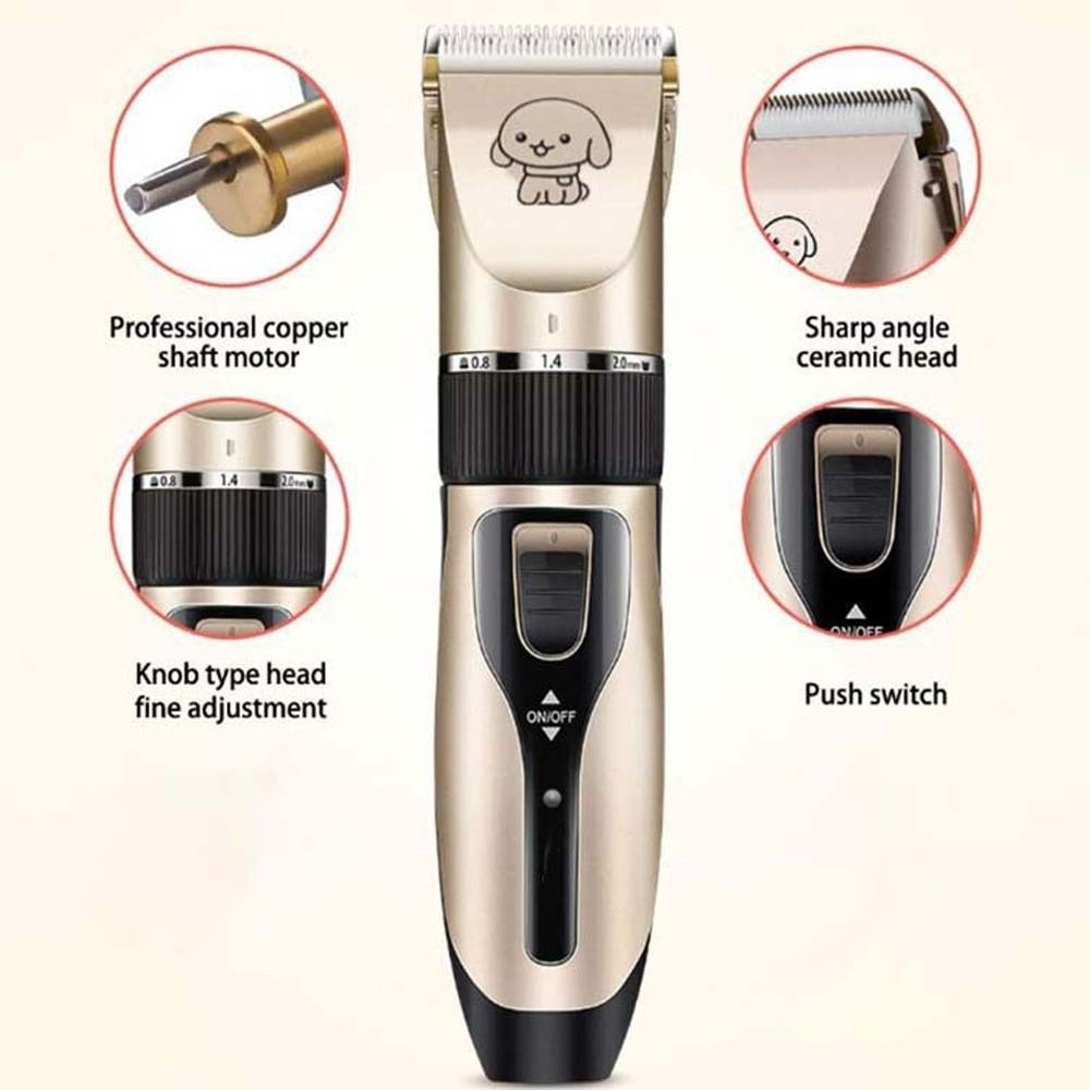 Suoke Pet Grooming Hair Clipper and Cordless Trimmer Kit_img_2