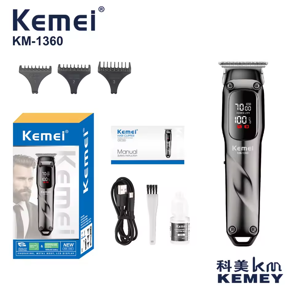 Kemei KM-1360 Professional Hair & Beard Trimmer