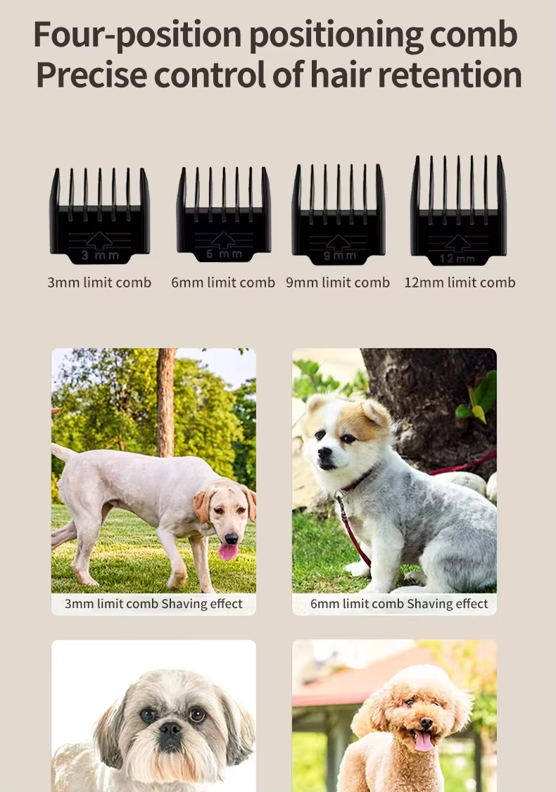 Suoke Pet Grooming Hair Clipper and Cordless Trimmer Kit_img_17