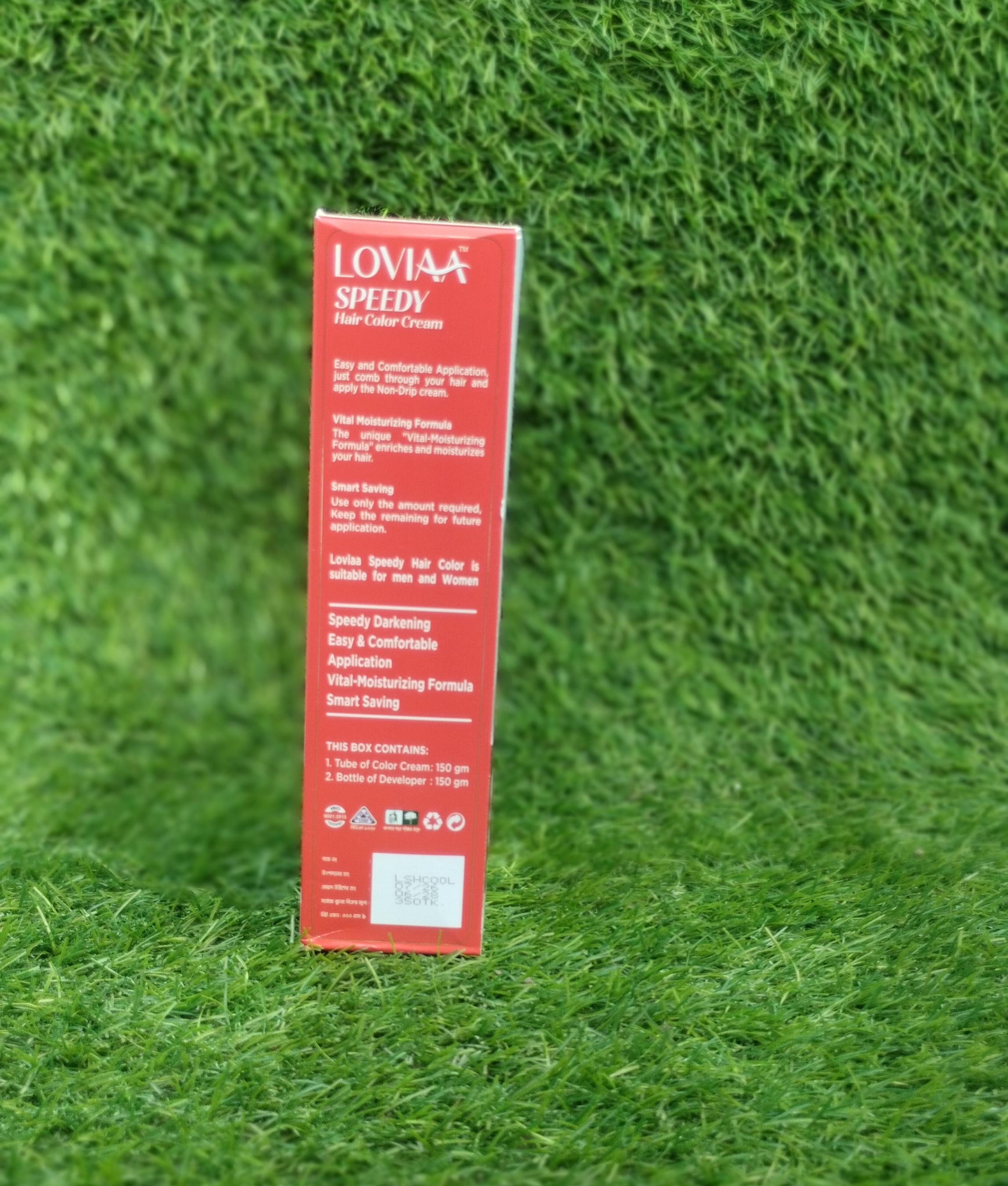Loviaa Speedy Hair Color Crime Black  150gm_img_2