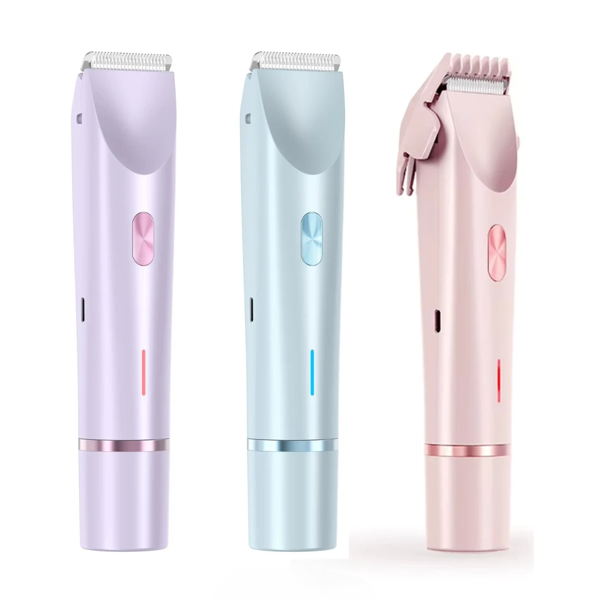 2 in 1 Dual-Head Shaver and Trimmer for Women (Waterproof IPX7)_img_1