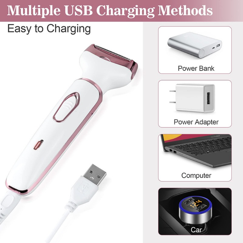 SN-8866 Profession 4-in-1 Lady Shaver Rechargeable Beauty Grooming Kit_img_12
