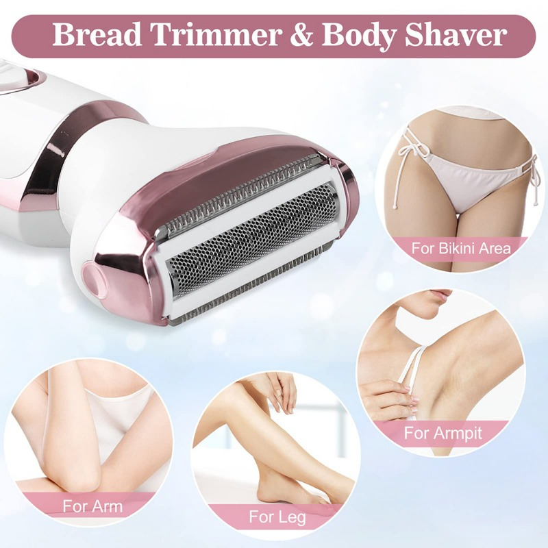 SN-8866 Profession 4-in-1 Lady Shaver Rechargeable Beauty Grooming Kit_img_15
