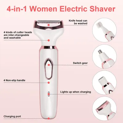 SN-8866 Profession 4-in-1 Lady Shaver Rechargeable Beauty Grooming Kit_img_9