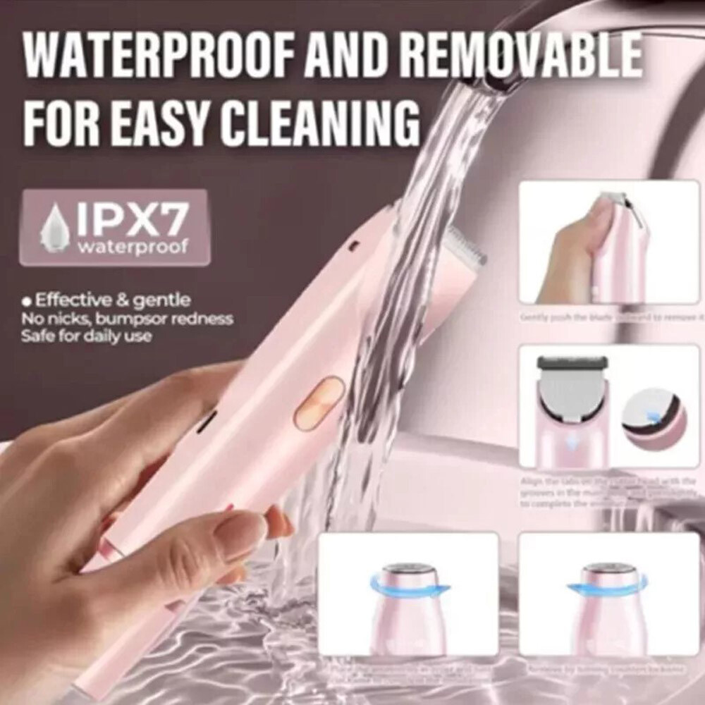 2 in 1 Dual-Head Shaver and Trimmer for Women (Waterproof IPX7)_img_13