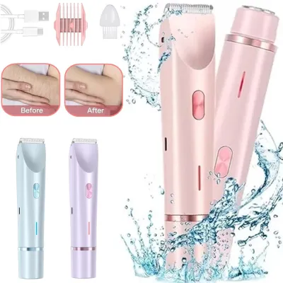 2 in 1 Dual-Head Shaver and Trimmer for Women (Waterproof IPX7)_img_5