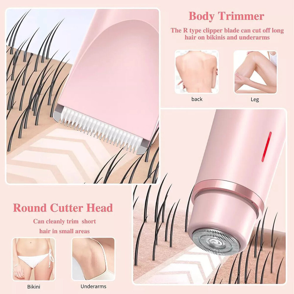 2 in 1 Dual-Head Shaver and Trimmer for Women (Waterproof IPX7)_img_11
