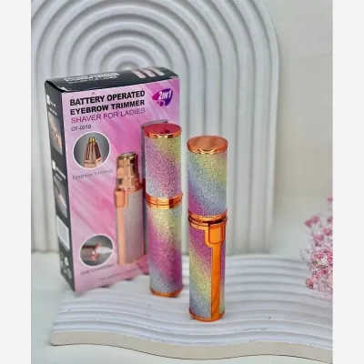 CF-001B 2-in-1 Rechargeable Eyebrow Trimmer and Facial Hair Remover for Ladies_img_5