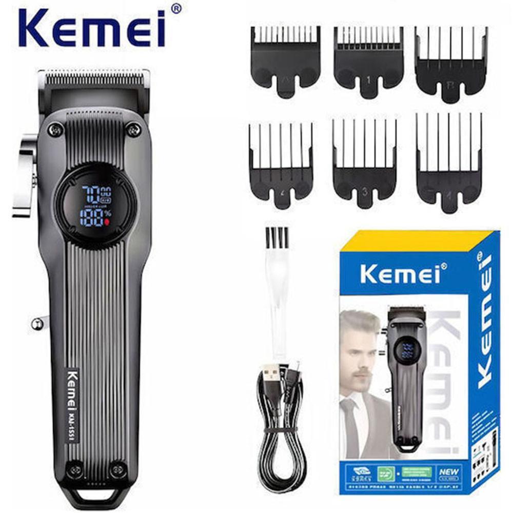 Kemei KM-1551 Professional Hair Clipper Beard Trimmer For Men