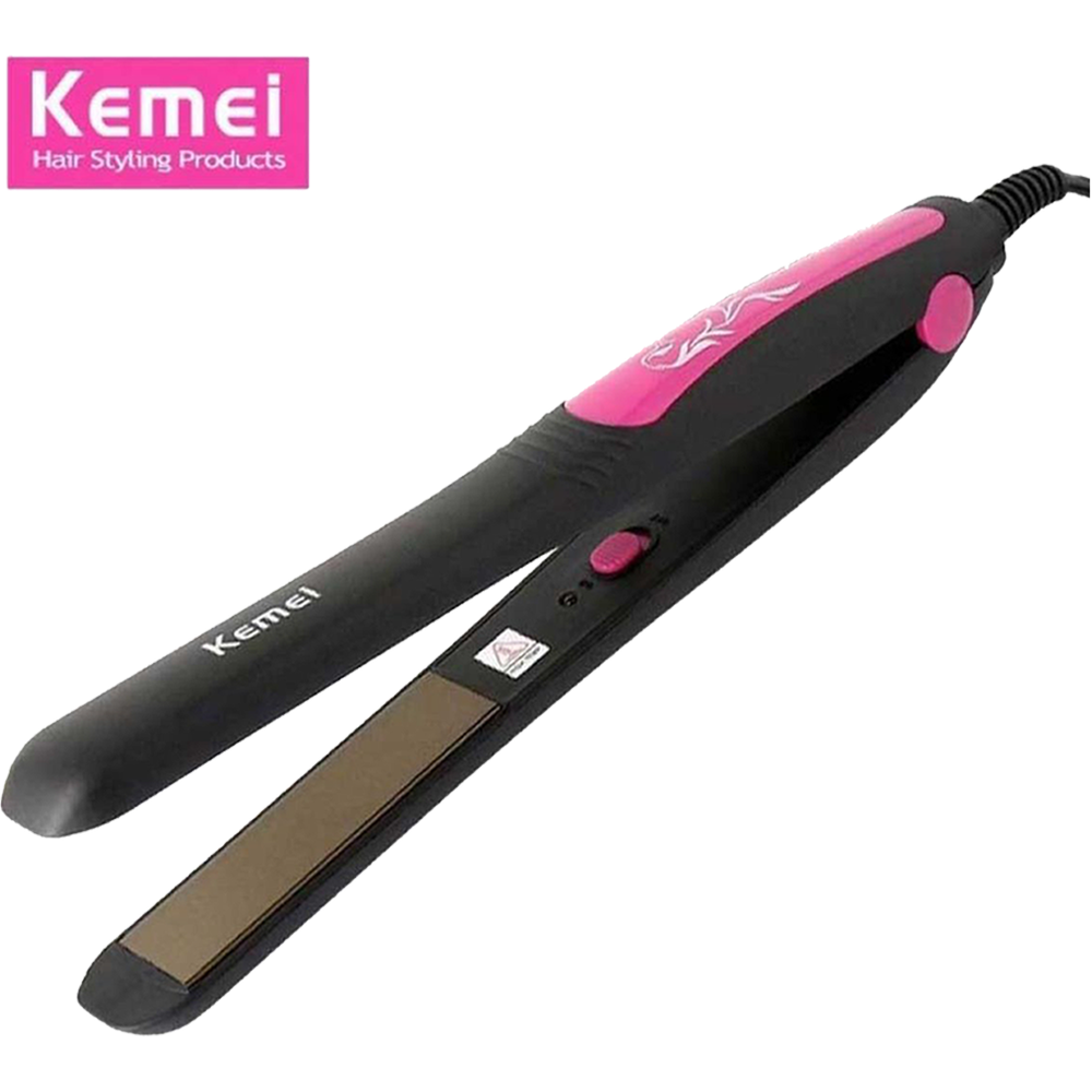 Kemei KM-328 Professional Hair Straightener - 220°C Ceramic Plates