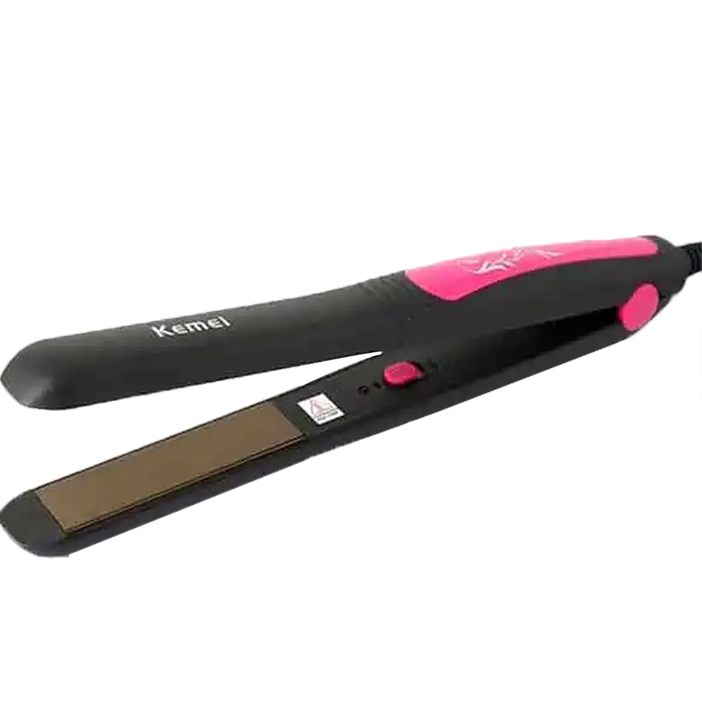 Kemei KM-328 Professional Hair Straightener - 220°C Ceramic Plates_img_2