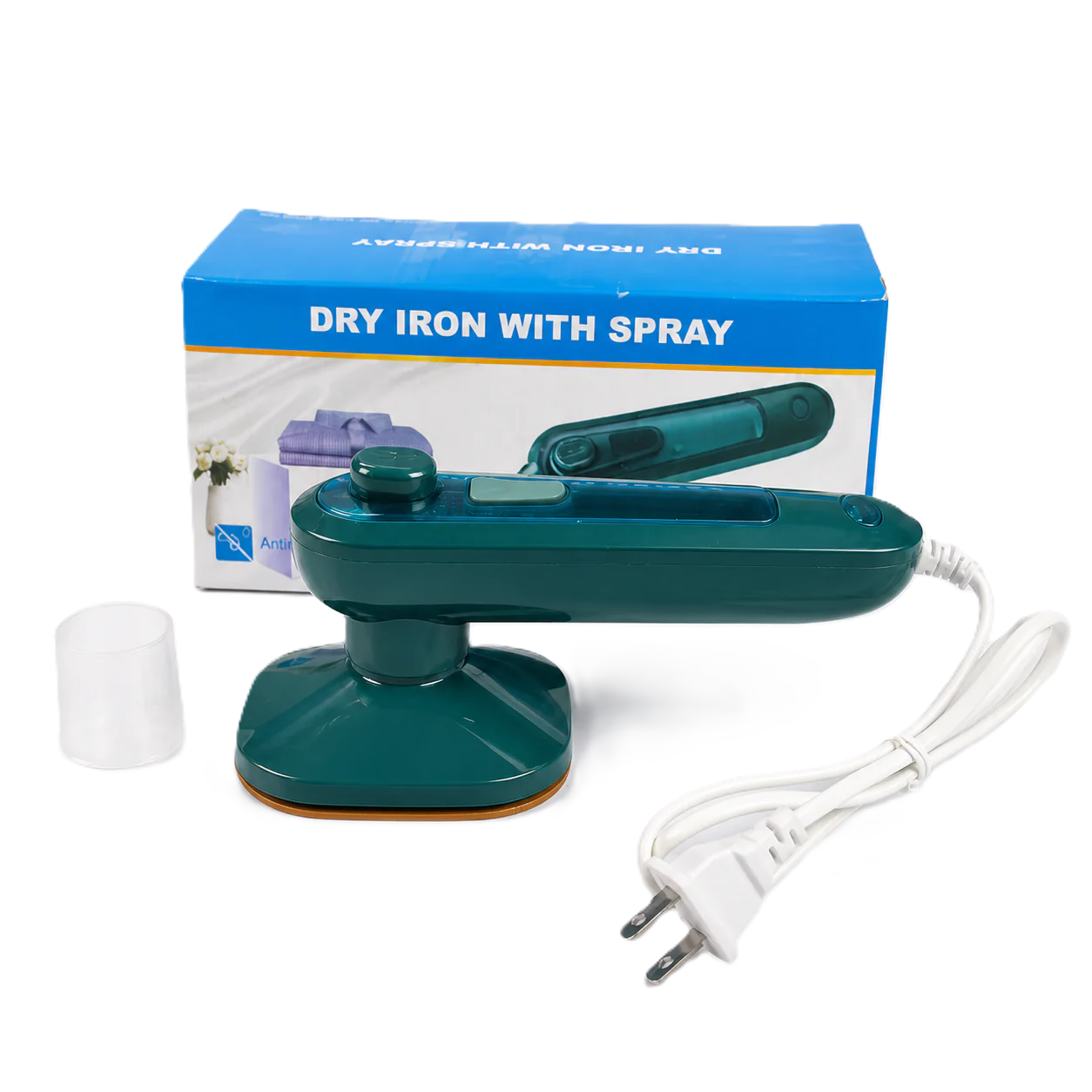 Mini Dry Iron With Water Spray - Portable Electric Handheld Iron Approx. 150°C 🌡️